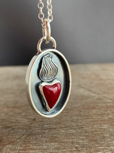 Load image into Gallery viewer, Rosarita Sacred Heart Pendant
