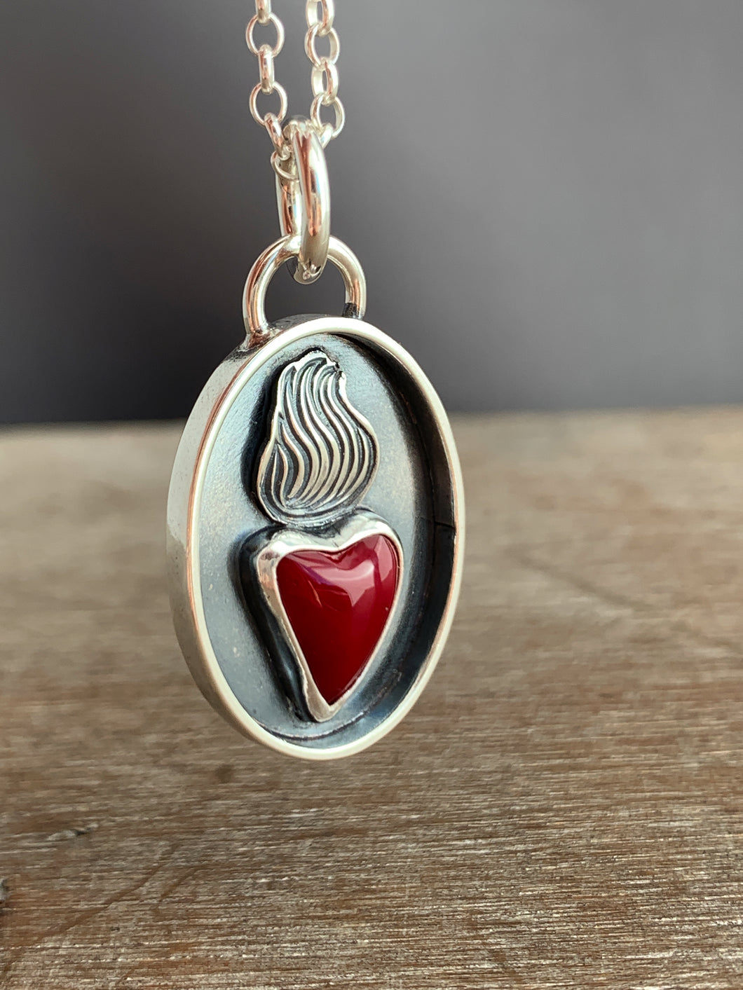 Rosarita Sacred Heart Pendant