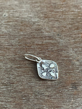 Load image into Gallery viewer, Tiny stamped silver charm
