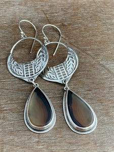 Montana agate earrings