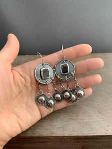 Montana agate jingle earrings