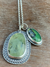 Load image into Gallery viewer, Prehnite and Aegean Opal pendant collection
