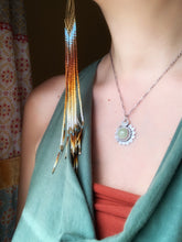 Load image into Gallery viewer, Prehnite petal necklace
