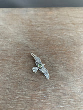 Load image into Gallery viewer, Small serpentine stamped bird pendant
