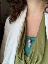 Load image into Gallery viewer, Icy Quartz crystal necklace 2
