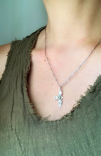 Load image into Gallery viewer, Small serpentine stamped bird pendant
