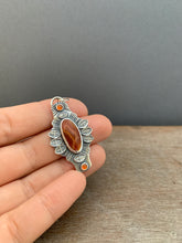 Load image into Gallery viewer, Small agate and carnelian pendant
