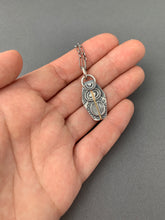 Load image into Gallery viewer, Sterling silver and 18k gold pendant
