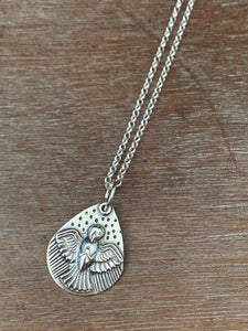 Sterling silver bird charm