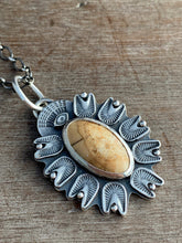 Load image into Gallery viewer, Fossilized walrus ivory pendant.
