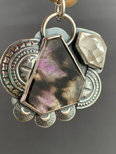 Load image into Gallery viewer, Melody Stone and herkimer Quartz Pendant

