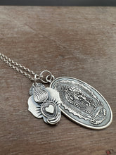 Load image into Gallery viewer, Our Lady of Guadalupe and Sacred Heart charm set
