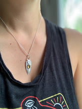 Load image into Gallery viewer, Owl pendant #21 - Whiskey Quartz
