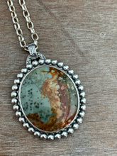 Load image into Gallery viewer, Old stock Rocky Butte Picture Jasper Medallion
