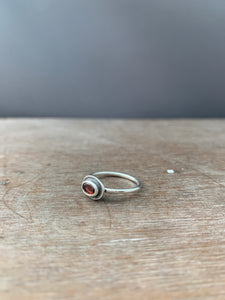 Garnet ring size 7