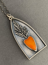Load image into Gallery viewer, Rosarita sacred heart pendant
