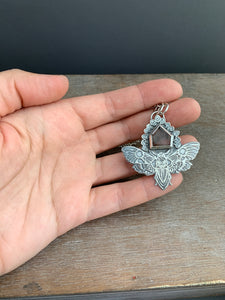 Melody Stone Moth Pendant