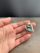 Load image into Gallery viewer, *deposit* Peruvian opal, citrine, and bronze horse pendant
