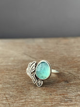 Load image into Gallery viewer, Peruvian Opal antler ring size 7
