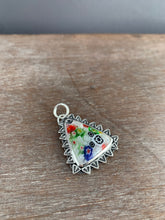 Load image into Gallery viewer, Clear Millefiori glass pendant
