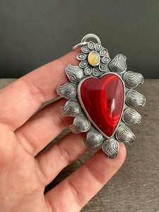Sacred heart pendant 
