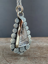 Load image into Gallery viewer, Tourmilated quartz medallion
