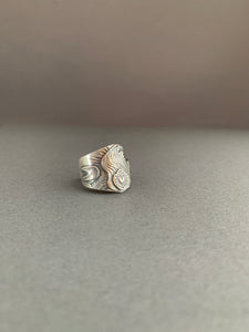 Medium Size 7.5 sacred heart shield ring