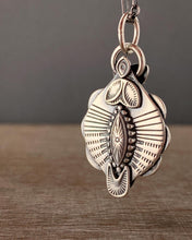 Load image into Gallery viewer, Dendritic agate elaborate pendant
