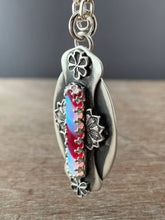 Load image into Gallery viewer, Candy Cane Snowflake Pendant #6
