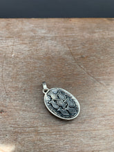 Load image into Gallery viewer, Silver fish parable pendant
