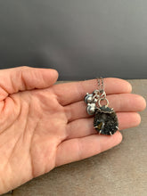 Load image into Gallery viewer, Natural druzy with handmade bells
