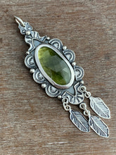 Load image into Gallery viewer, Large Green Sapphire Pendant
