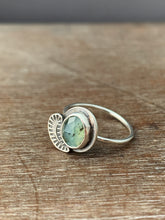 Load image into Gallery viewer, Peruvian Opal feather ring size 7

