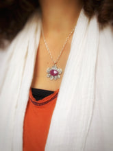 Load image into Gallery viewer, Purple/Pink Sapphire Pendant
