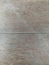 Load image into Gallery viewer, Add a chain to a necklace, small delicate sterling chain, 2mm Oval Rolo Chain
