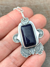 Load image into Gallery viewer, Blue goldstone pendant
