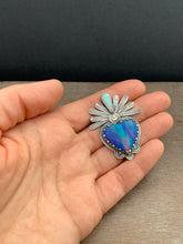 Load image into Gallery viewer, Nova opal sacred heart pendant
