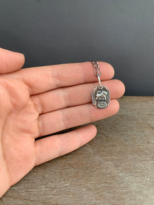 Lion charm necklace