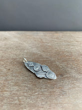 Load image into Gallery viewer, Sterling silver winged moon pendant
