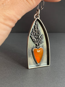 Rosarita sacred heart pendant