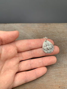 Sterling silver bird charm