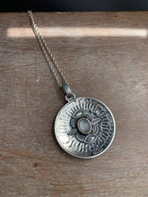 Load image into Gallery viewer, Moonstone double sided medallion
