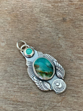 Load image into Gallery viewer, Small opalized petrified wood pendant
