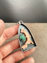 Load image into Gallery viewer, Coral and Peruvian Opal Shrine
