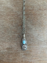 Load image into Gallery viewer, Larimar flower charm
