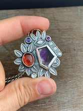 Load image into Gallery viewer, Melody Stone and Tourmaline with Iolite, Amethyst, and Moonstone Pendant
